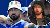 Fans hysterically compare Mauro Nespoli to Eminem