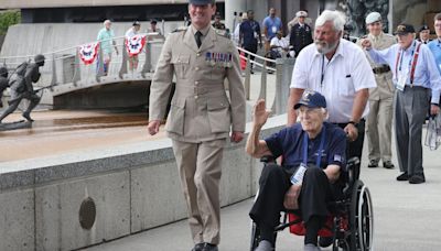 Thousands turn out for National D-Day Memorial celebration marking 80th anniversary of invasion