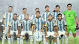 La Argentina goleó a Venezuela en el Mundial Sub 17 y el festejo con una bandera de Diego Maradona emocionó a todos