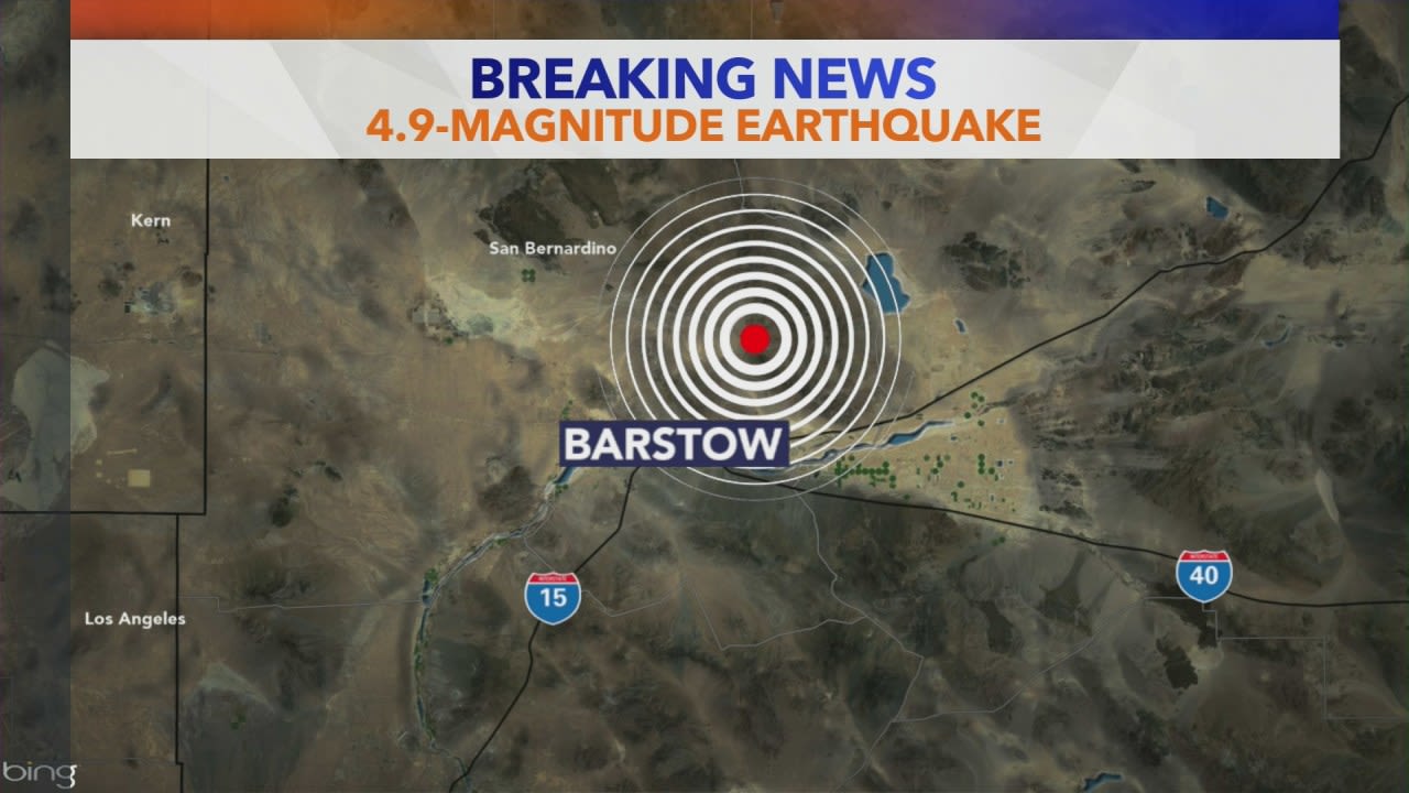 Magnitude 4.9 earthquake rattles Southern California