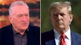 Watch 'The View' cut Robert De Niro's audio during profane Trump rant