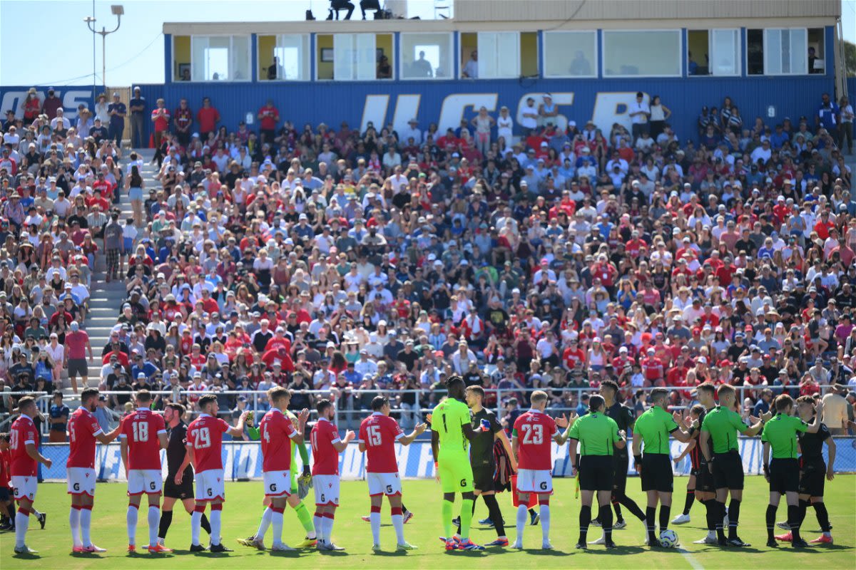 Wrexham and Bournemouth play to 1-1 preseason draw in front of sold out crowd at UCSB