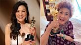 Michelle Yeoh brought her Oscar home to Malaysia for sweet photo with her mother: 'Love so much'