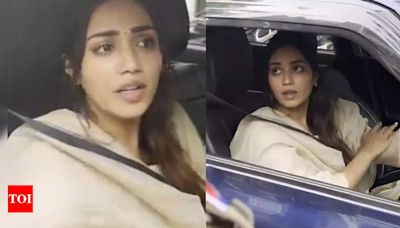 Nivetha Pethuraj gets involved in an argument with the police; fans doubt it is a promotional stunt | Tamil Movie News - Times of India