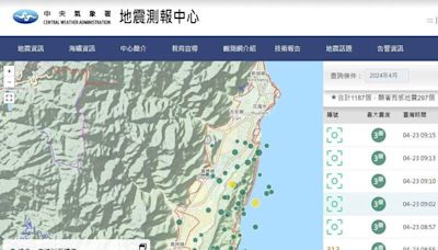 花蓮強震》昨晚至今早近200震！氣象署：餘震恐「半年到1年」