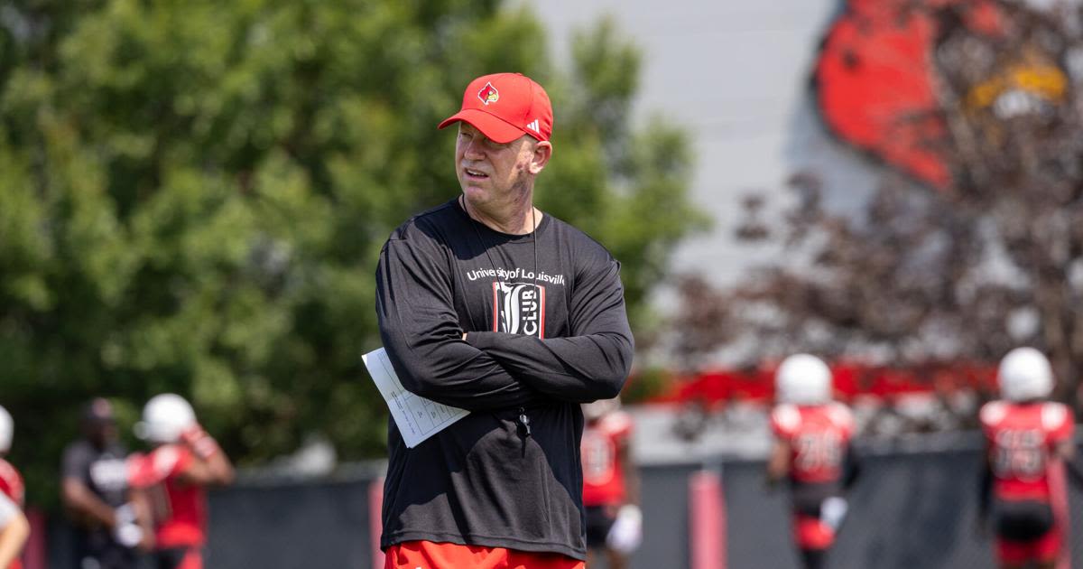 Brohm opens 7 Louisville preseason football practices to the public