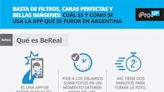 Basta de filtros, caras perfectas y bellas imágenes: cuál es ahora y cómo se usa la app que es furor en Argentina