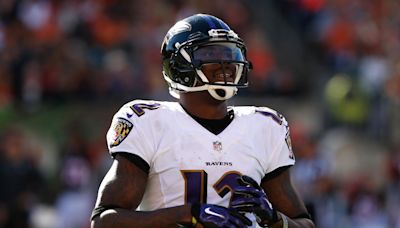 Ravens Honor Jacoby Jones Before Game