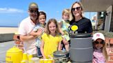 Jimmy Kimmel Holds Lemonade Stand with His Wife and Two Kids to Support Childhood Cancer Research