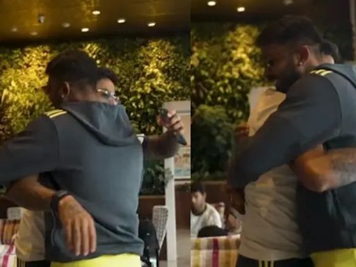 WATCH | SKY-Hardik HUG Amid Rift Rumours Before Team Leaves For SL Tour