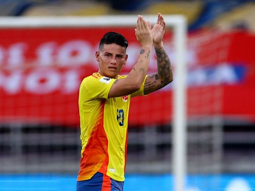 James Rodríguez lidera convocatoria de Colombia para enfrentar a Bolivia y Chile por eliminatoria al Mundial