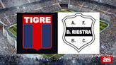 Tigre vs Deportivo Riestra: estadísticas previas y datos en directo | Liga Profesional Argentina 2024