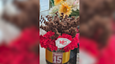 Topeka florist creates Chiefs, V-Day bouquets