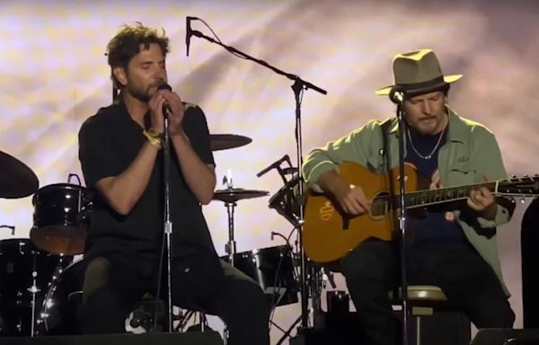 Bradley Cooper Joins Pearl Jam to Perform ‘A Star Is Born’ Song ‘Maybe It’s Time’ | Video