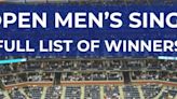 Full list of men's singles winners and runner-ups in US Open history