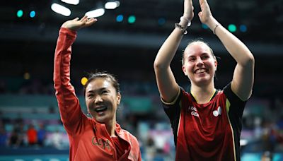 Table Tennis-Germany edge US women's team to reach quarters, China's Ma debuts in Paris
