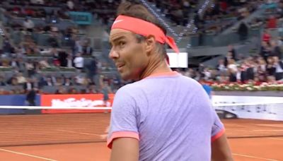 Nadal distracted by Real Madrid moments before emotional Madrid Open farewell