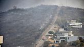 Impresionantes imágenes: los incendios forestales jaquearon un barrio cerrado en Córdoba