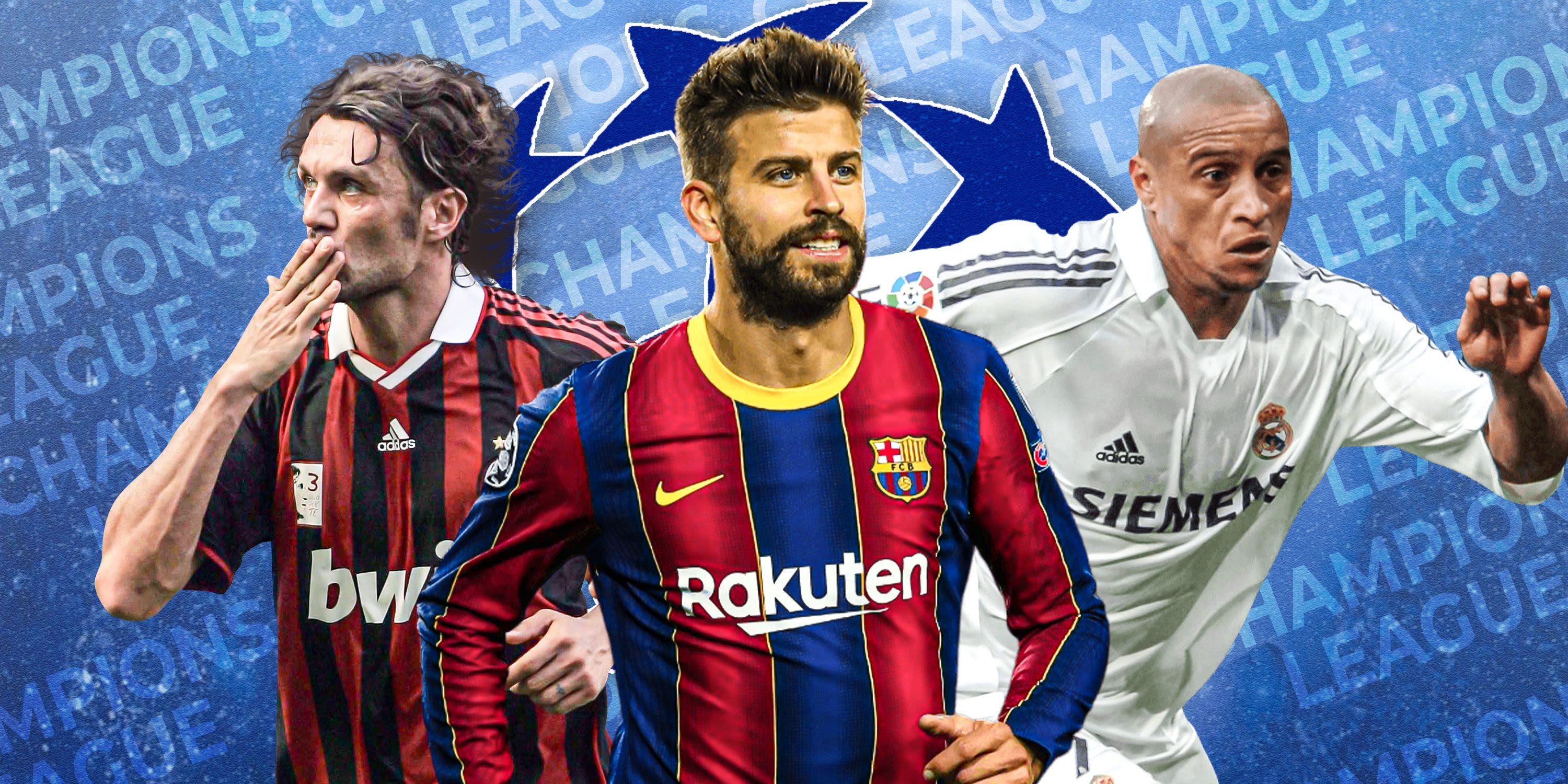 The 10 greatest defenders in Champions League history have been ranked