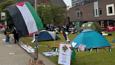 Pro-Palestinian protest camps at UK universities grow