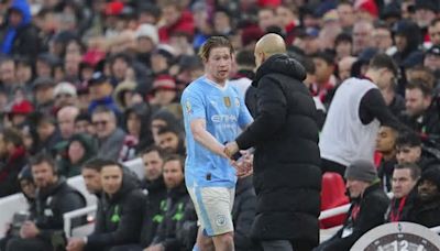 De Bruyne vuelve a parar debido a sus problemas físicos