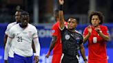 United States Soccer Player Tim Weah Receives Red Card For Appearing To Slap Opponent