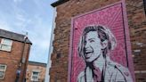 Girls Aloud star Sarah Harding honoured in 'absolutely mint' mural in Greater Manchester town where she grew up