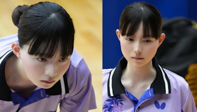 20歲「桌球天使」菊池日菜正式出道 比賽側臉照太仙迷暈3千萬人