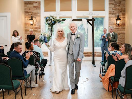 Bride, 88, marries her first school crush: 'Falling in love is possible at any age'