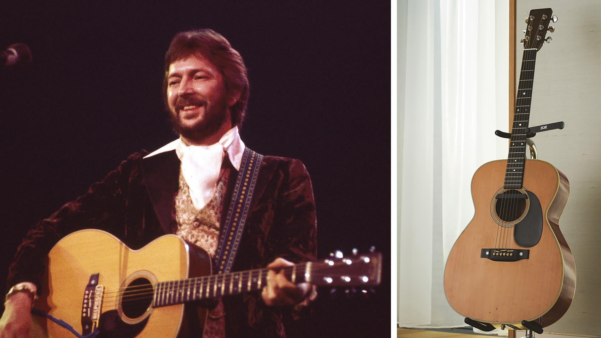 Up-close with the 1974 Martin guitar that Eric Clapton used to write Wonderful Tonight