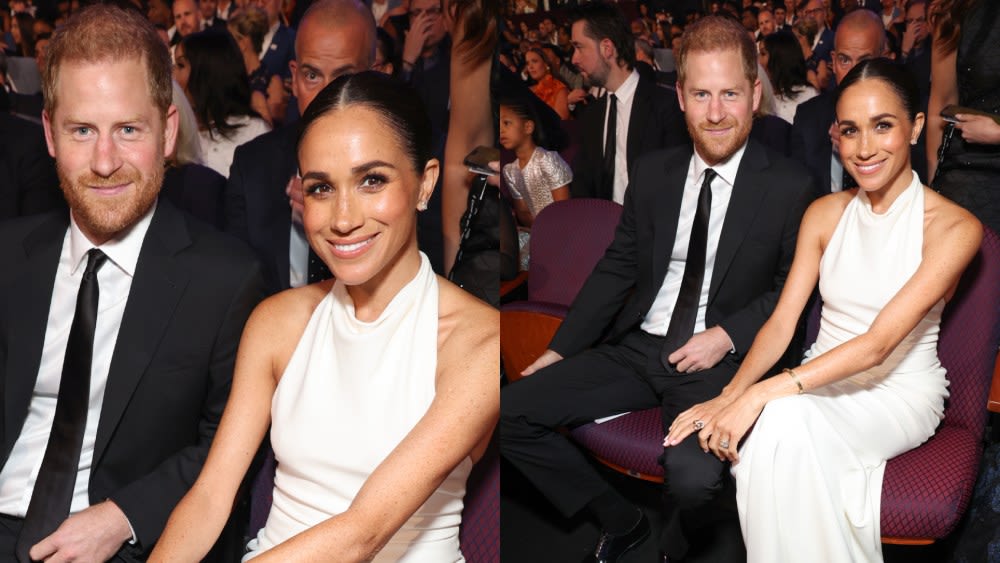 Meghan Markle Goes Backless in White Cowl Halter Dress at ESPY Awards 2024, Prince Harry Receives Pat Tillman Award