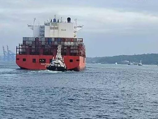 Kerala's Vizhinjam port receives its first mothership; 'San Fernando' gets a water salute