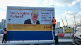Satirical posters protesting Shell’s ‘lethal legacy’ replace 200 adverts across the UK