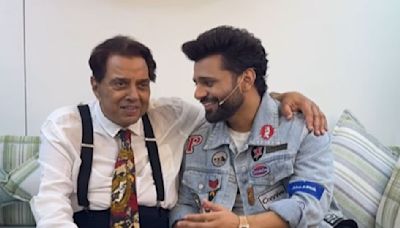 Rahul Vaidya drops heartwarming VIDEO with Dharmendra from Laughter Chefs set