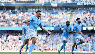 Manchester City clinch fourth successive Premier League title with final-day win over West Ham