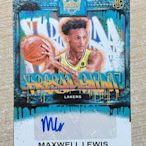 限量/125  2023-24 COURT KINGS 油畫 Maxwell Lewis 簽 AUTO 新人 RC 451