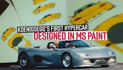 The First-Ever Koenigsegg Hypercar Concept Was Designed On MS Paint