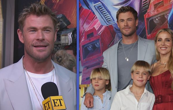 'Transformers One': Why Chris Hemsworth Gave His Sons 'Bowl Cut' Hairdos (Exclusive)