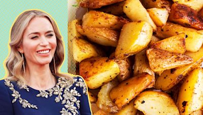 Emily Blunt’s 3-Ingredient Roasted Potatoes Are a Thing of Wonder