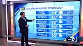 Hot with inland downpours Monday in SWFL