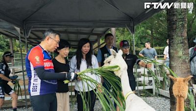 帶你遊花蓮！柯文哲陪陳佩琪餵水豚、羊駝 還去鯉魚潭搭天鵝船