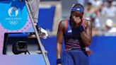 Paris 2024 Olympics: Gauff renews call for video reviews in tennis after line-call controversy in loss to Vekic