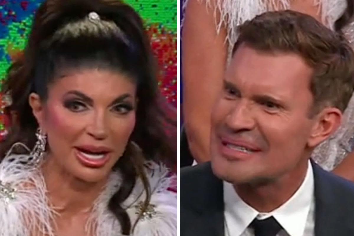 Teresa Giudice puts Jeff Lewis on blast during the 'WWHL' 15th anniversary special: "Tell everybody why you said sorry to me"