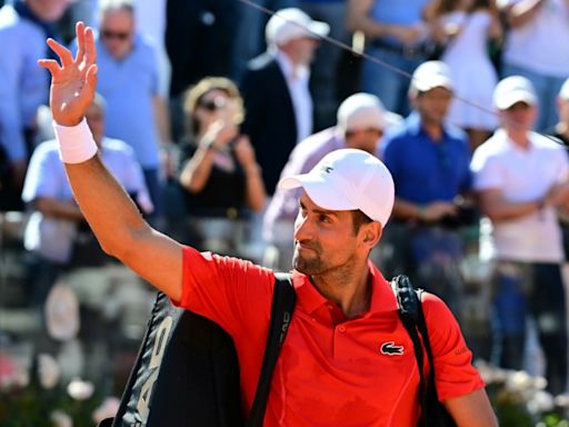 'Concerned' Djokovic to undergo scans as shock Rome exit follows bottle drama