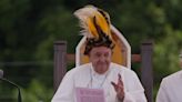 Pope arrives in the remote jungles of Papua New Guinea with a ton of humanitarian aid and toys