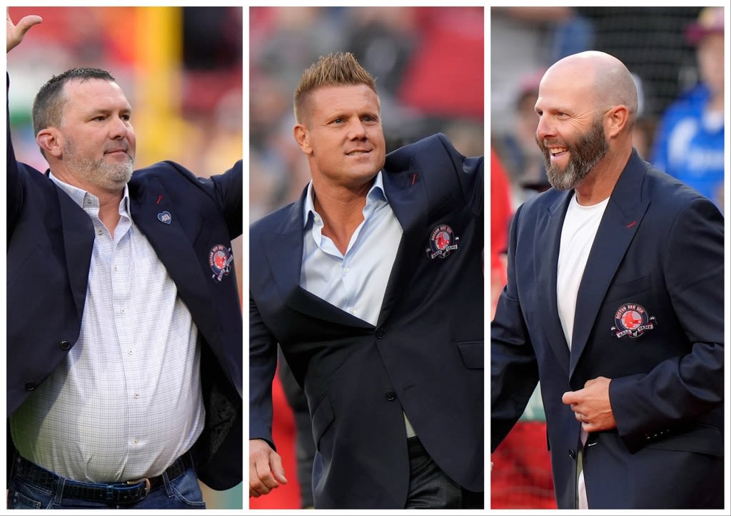 Pedroia, Nixon, Papelbon honored with Red Sox Hall of Fame induction