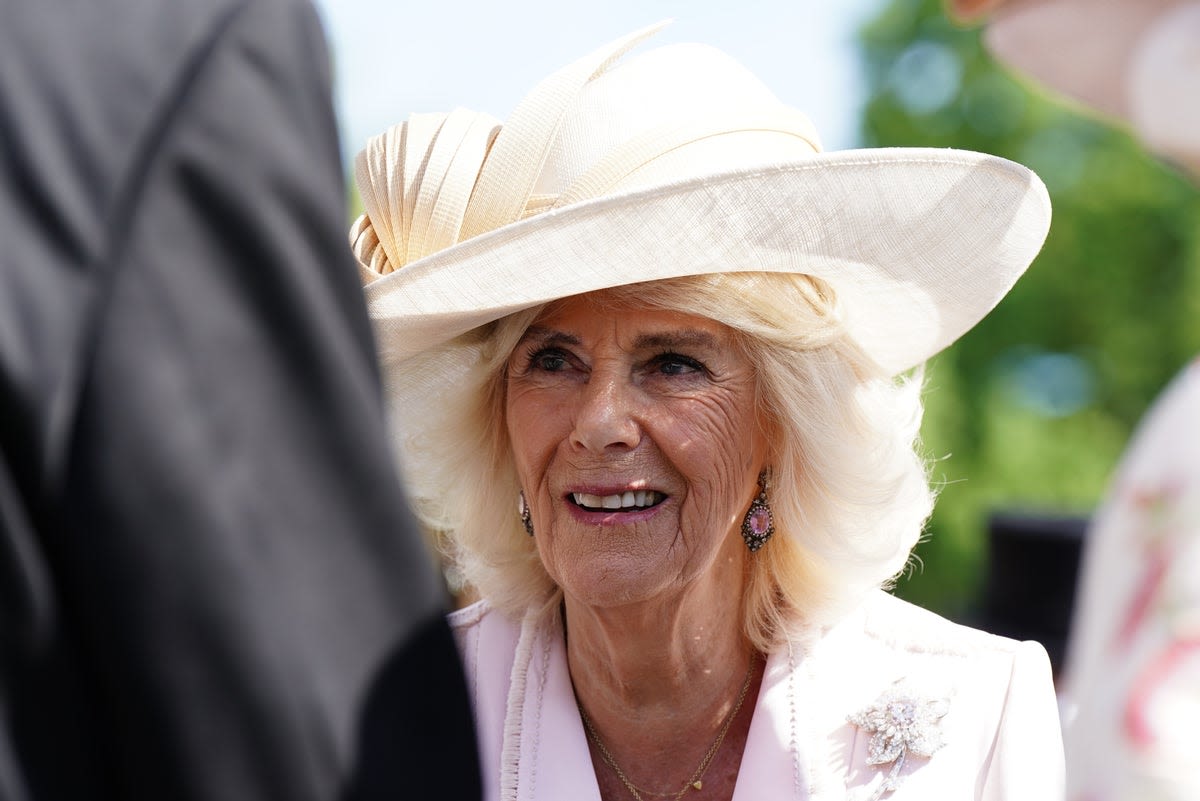 ‘Queen of Arts!’ Camilla celebrates best of British creativity at star-studded Buckingham Palace garden party