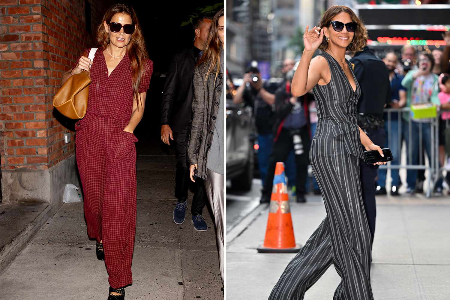 Katie Holmes, Jennifer Garner, and Halle Berry Are Wearing Jumpsuits for Fall, and You Can, Too, from $20