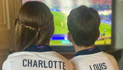 Princess Charlotte and Prince Louis Give Rare Look Inside Home as They Cheer on England in Personalized Jerseys