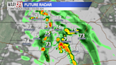 Possible severe weather today and another round of storms tomorrow